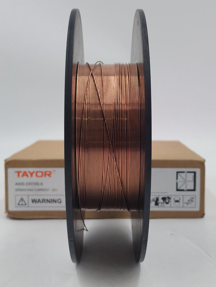TAYOR Welding FLUX-CORED Wire 0.9MM 1KG ER70S-6 Copper AM170S61009001K2001