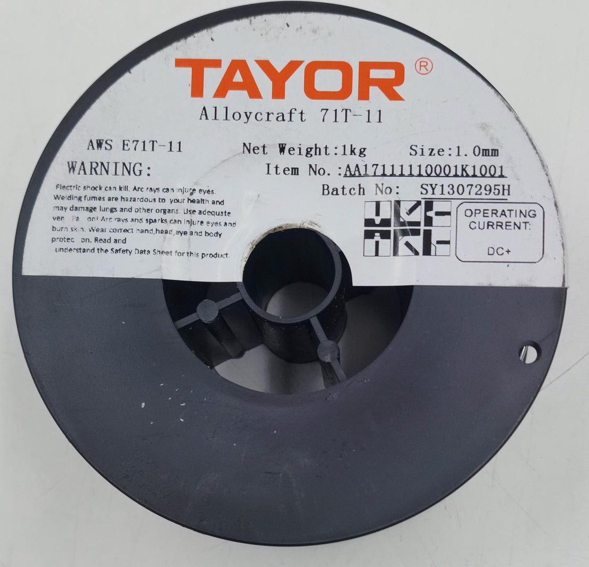 TAYOR Welding FLUX-CORED Wire 1.0MM 1KG Alloycraft 71T-11 Silver AA17111110001K1001