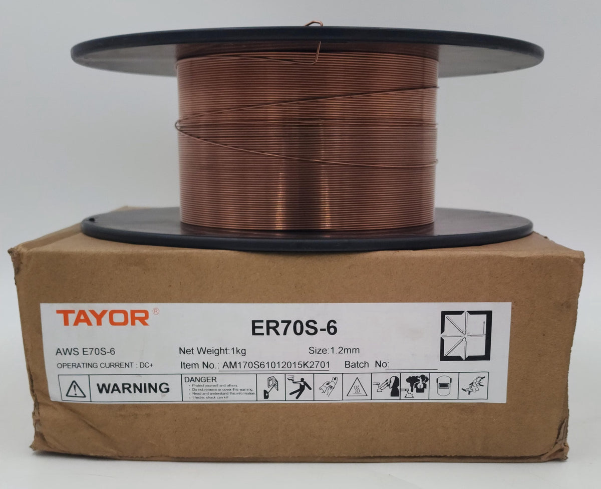 TAYOR Welding FLUX-CORED Wire 1.2MM 1KG ER70S-6 Copper AM170S61012015K2701