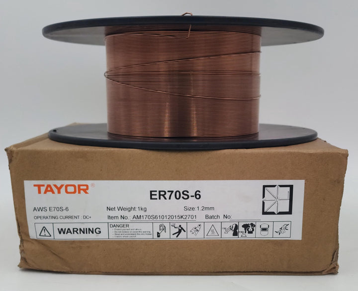 TAYOR Welding FLUX-CORED Wire 1.2MM 1KG ER70S-6 Copper AM170S61012015K2701