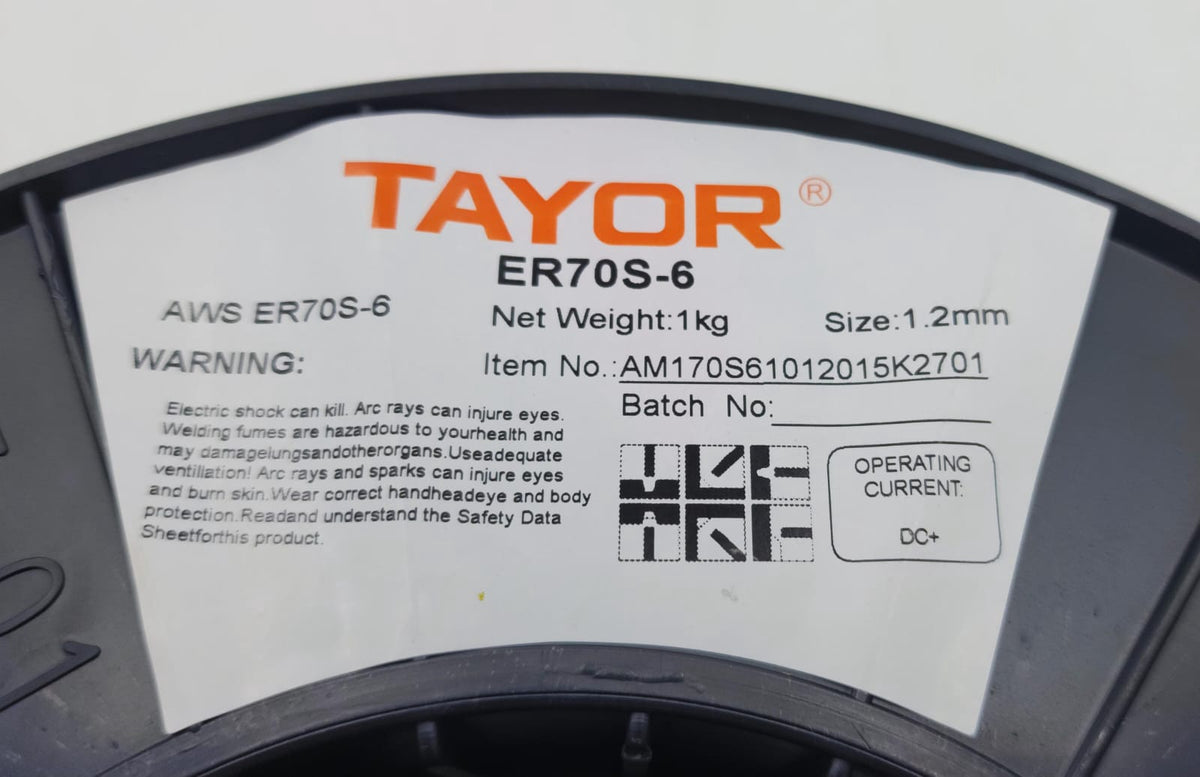 TAYOR Welding FLUX-CORED Wire 1.2MM 1KG ER70S-6 Copper AM170S61012015K2701