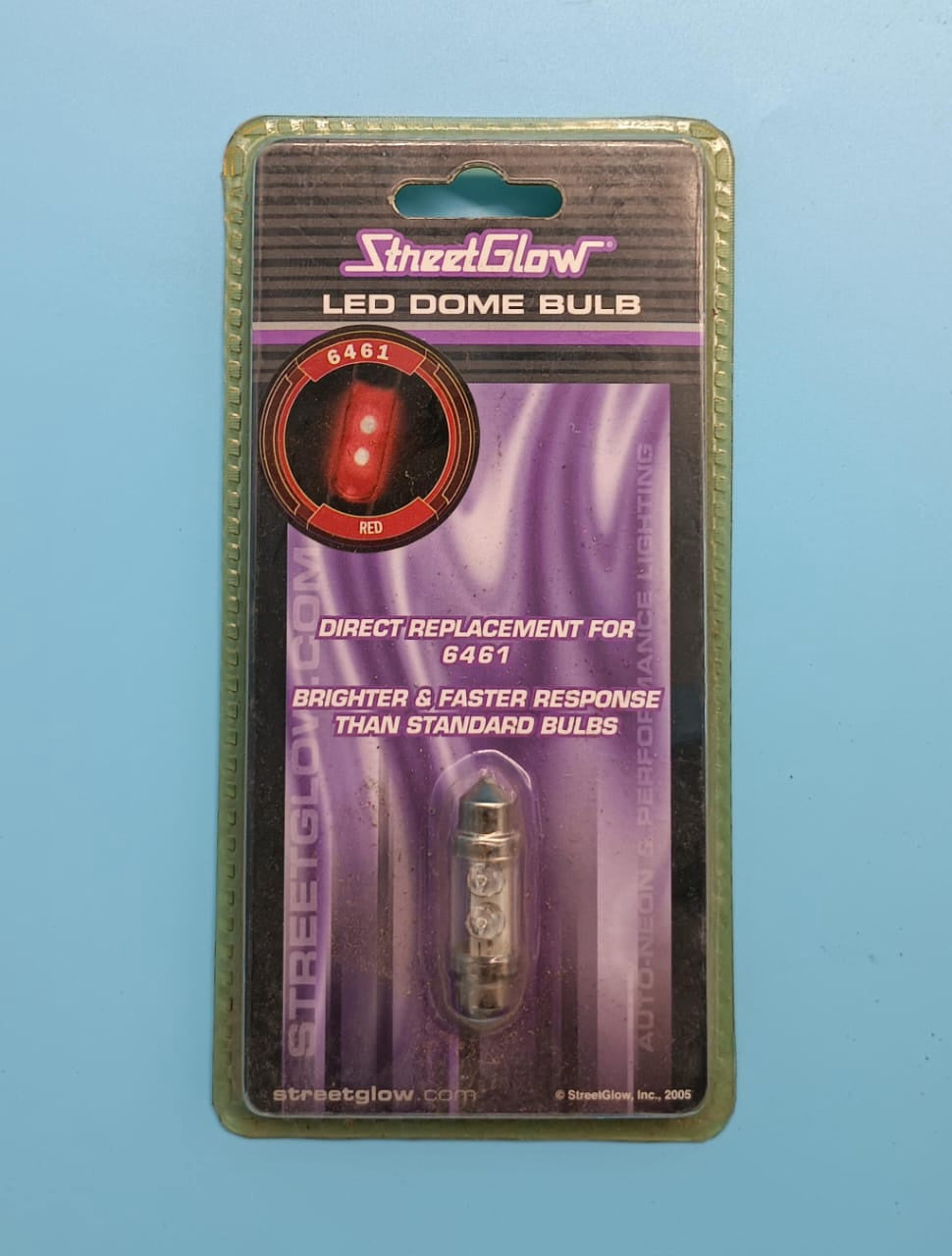 STREETGLOW Car Bulb LED Dome SGL6461RD Red