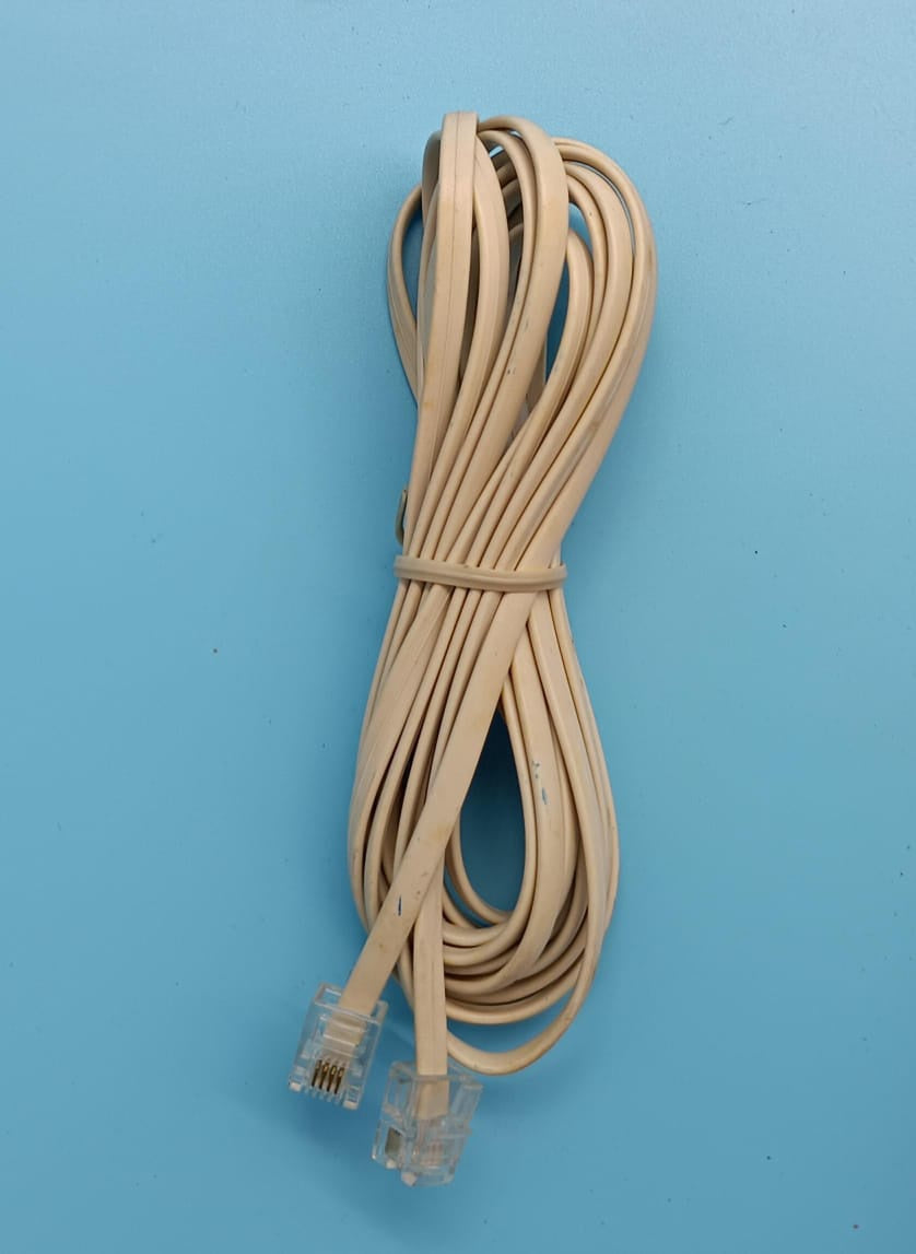 Telephone Extension Cord Sgl 3M 10FT Ivory