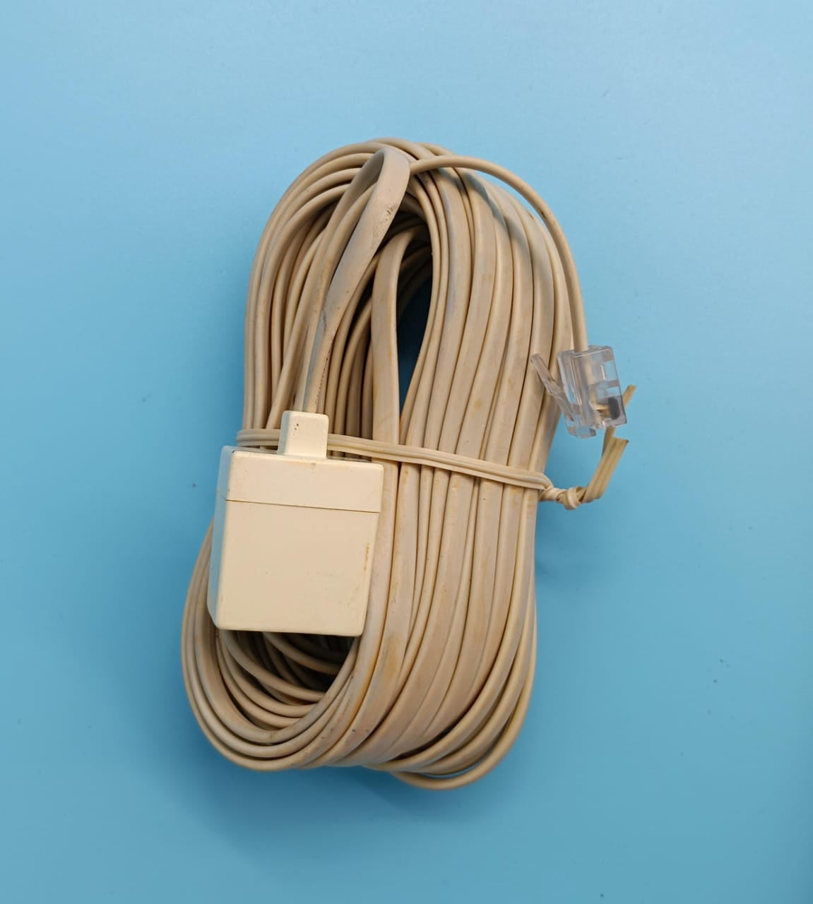 Telephone Extension Cord Sgl 10M / 32FT with Joiner