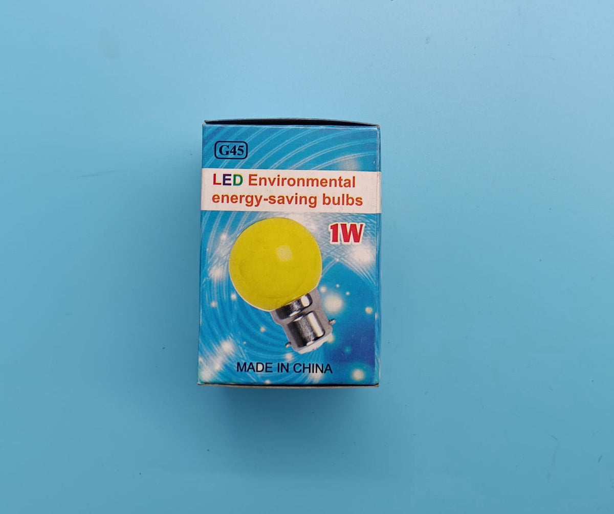 Bulb LED Screw 1W G45 Mini Round Colour