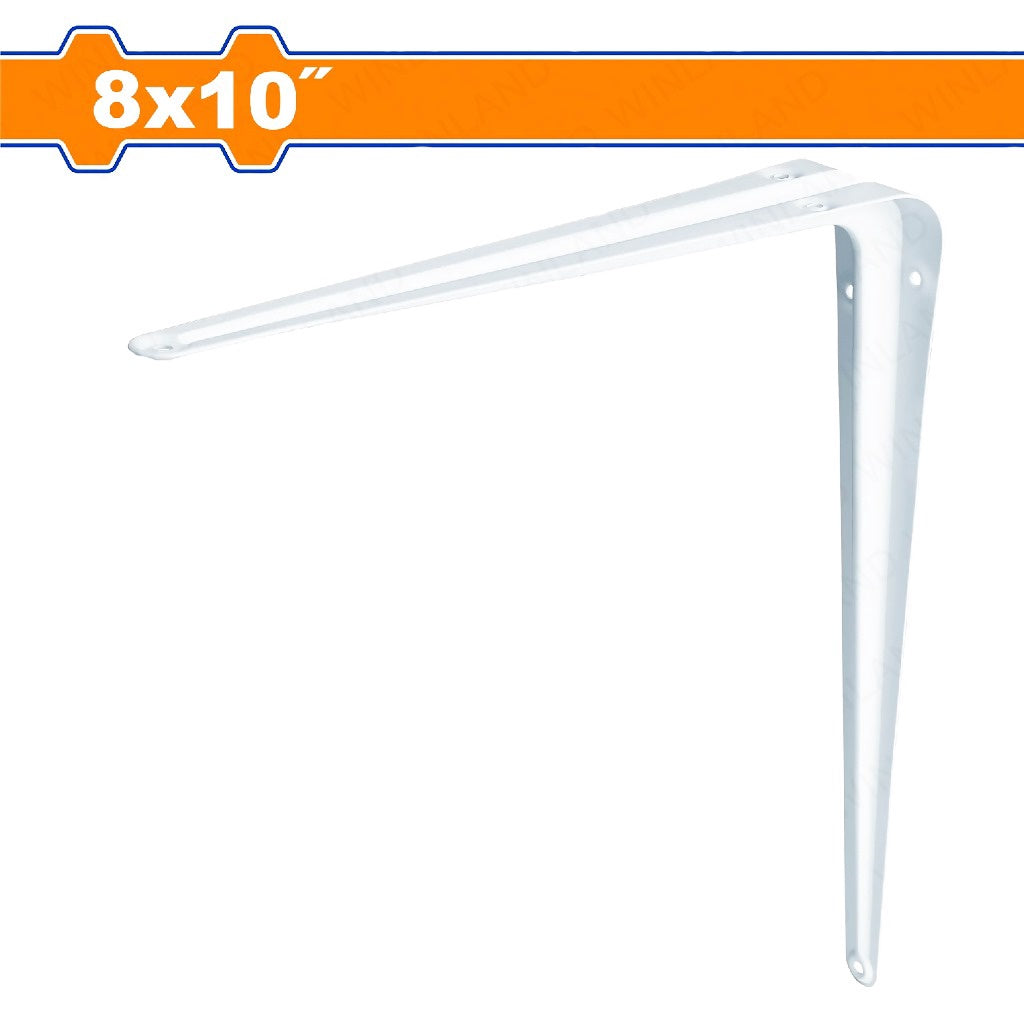 WADFOW Shelf Bracket White WZJ1308 8X10 Sold Each