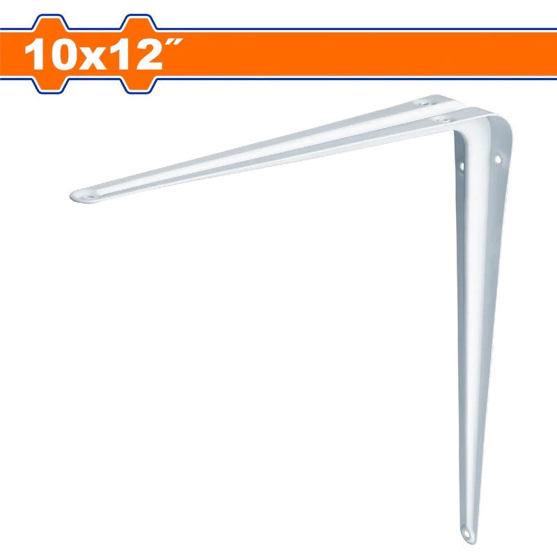WADFOW Shelf Bracket White WZJ1310 10X12 Sold Each