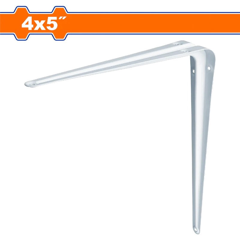 WADFOW Shelf Bracket White WZJ1304 4X5 Sold Each