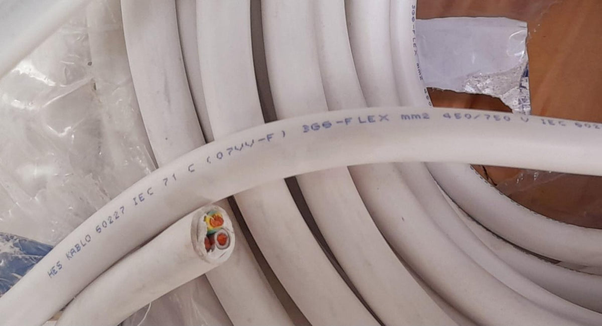 HES Cable 6MM 3C Round Flex Turkey Yard