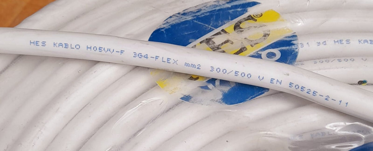 HES Cable 4MM 3C Round Flex Turkey Yard