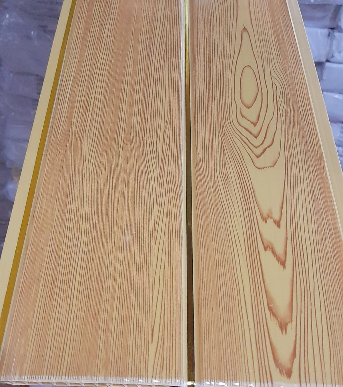 Ceiling PVC 19.5' X 8" #B007 Brown & Gold