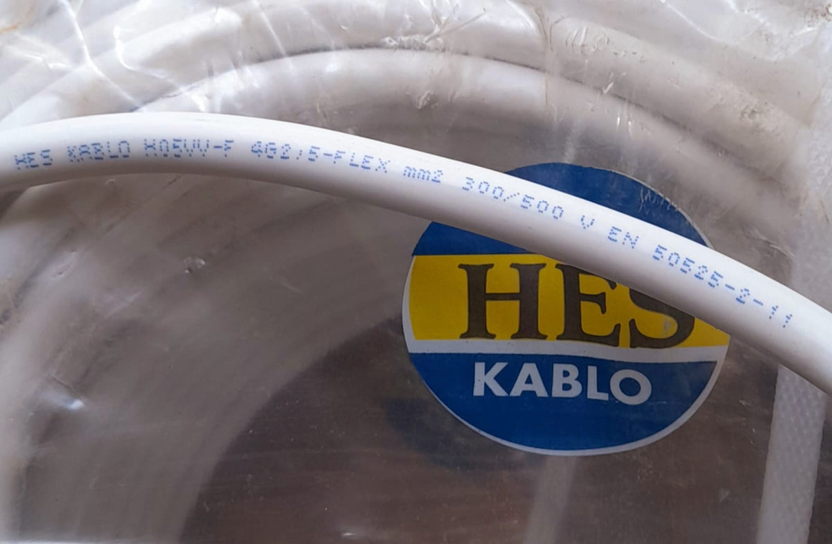 HES Cable 2.5MM 4C Round Flex TURKEY/ALLIED Yard