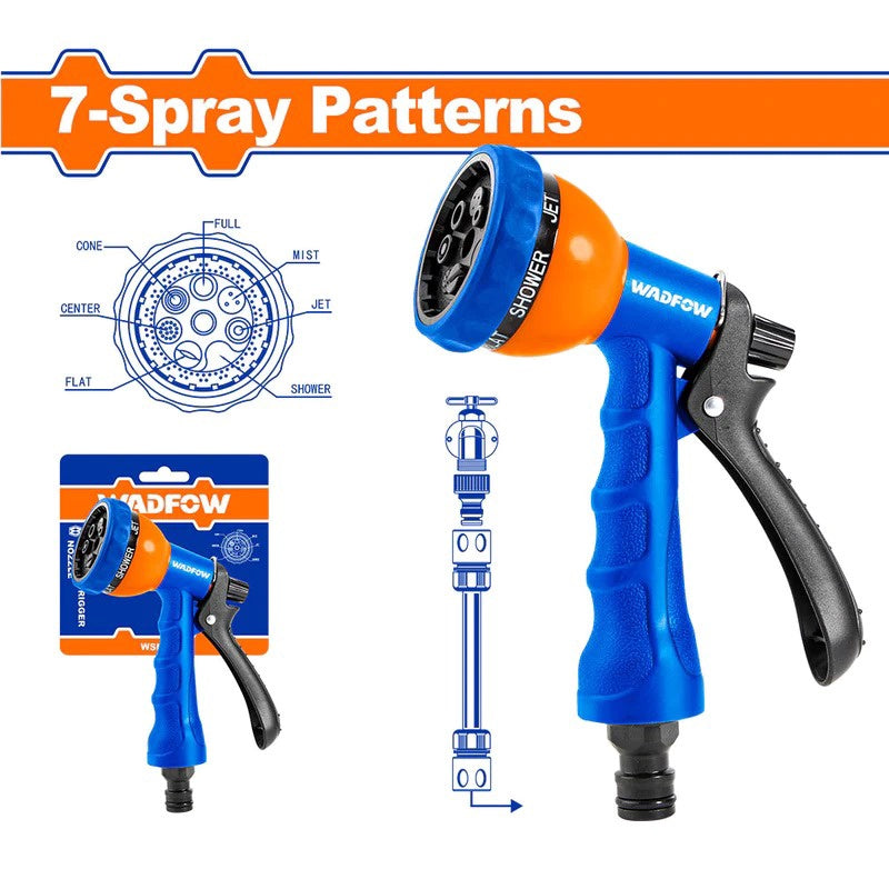 WADFOW Hose Nozzle 7 Patterns WSN1E07