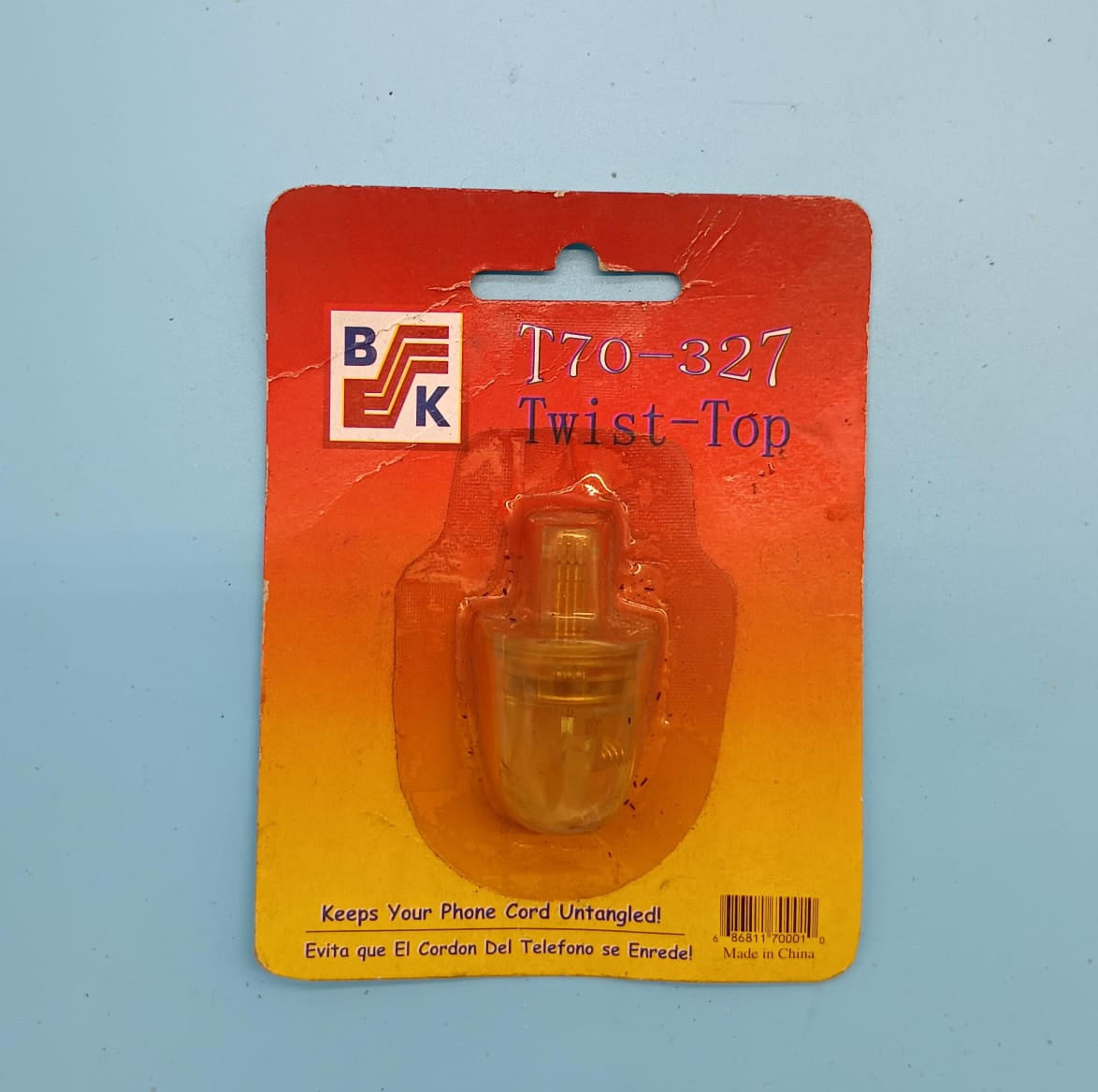 BLASTKING Telephone Plug Twist Top I-T70-327 Clear