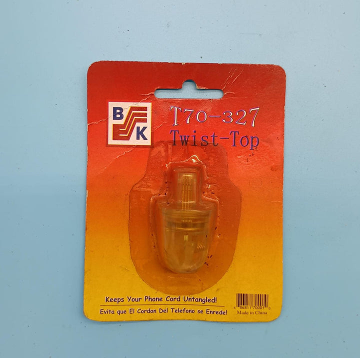 BLASTKING Telephone Plug Twist Top I-T70-327 Clear