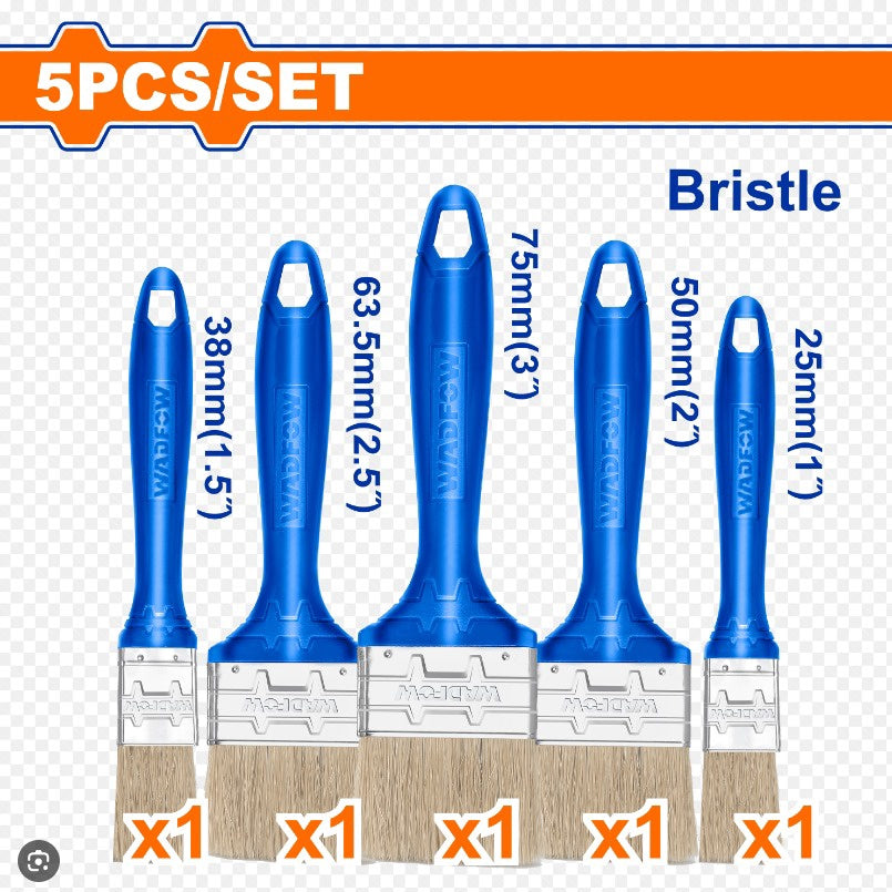 WADFOW Paint Brush 5PCS Pack WPB1952 Plastic Handle