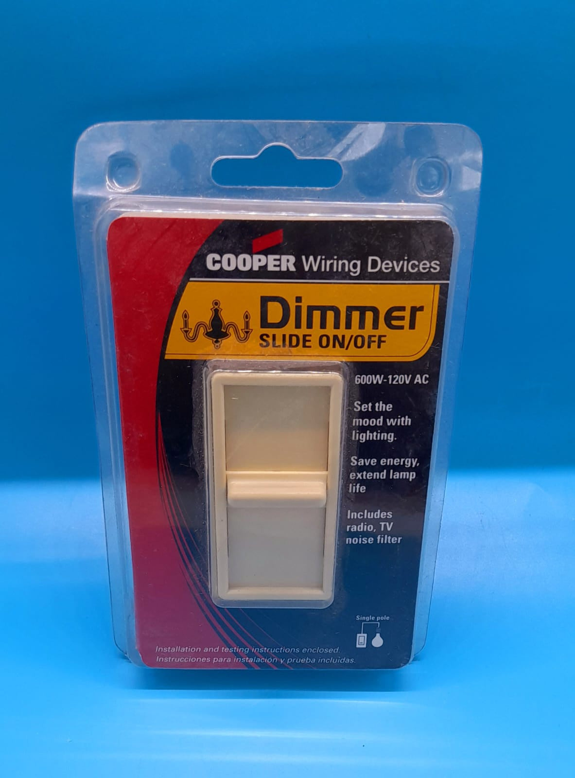 COOPER Switch Dimmer Slide 6422V-K