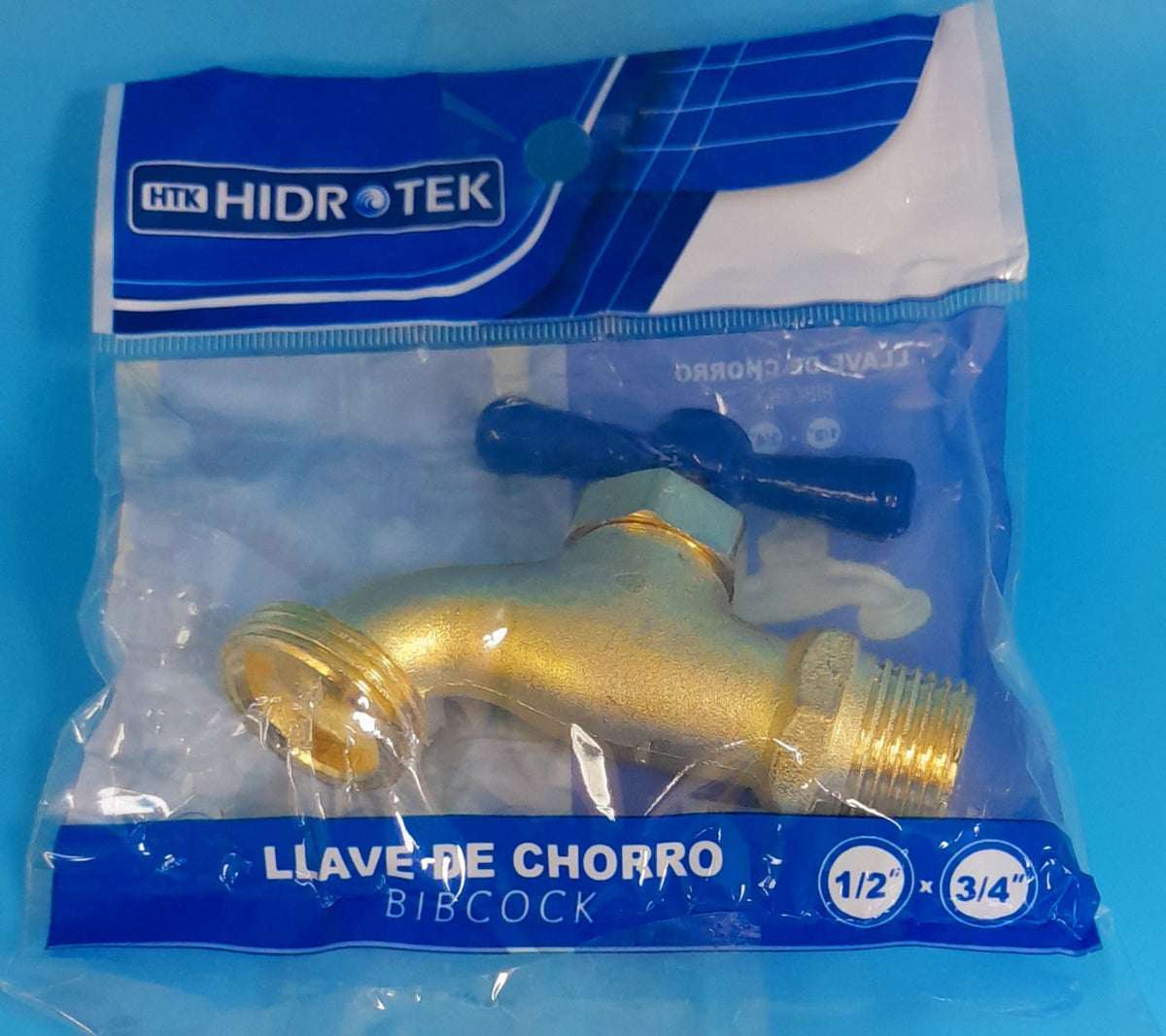 HIDROTEK Bib Cork 1/2" Brass NV-0591