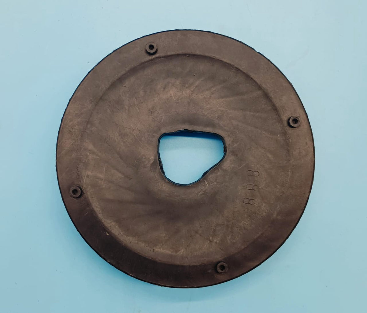 Generator Rotor Fan 2KW Plastic Black