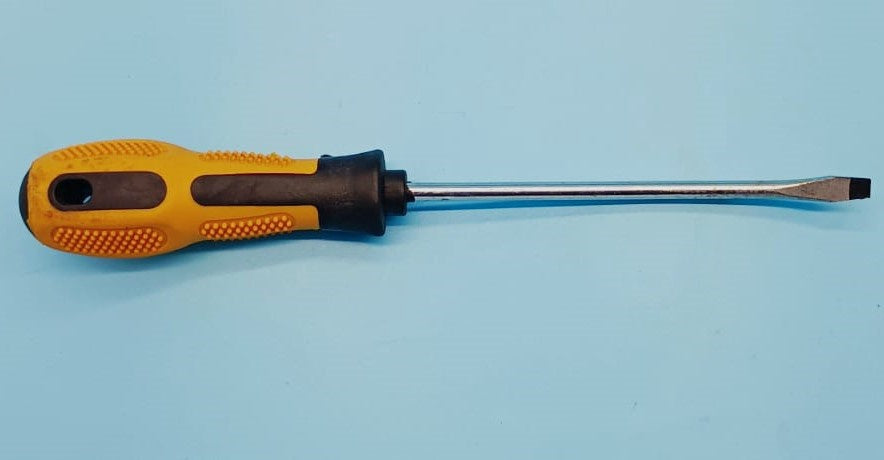 Screwdriver 6" Yellow & Black Handle