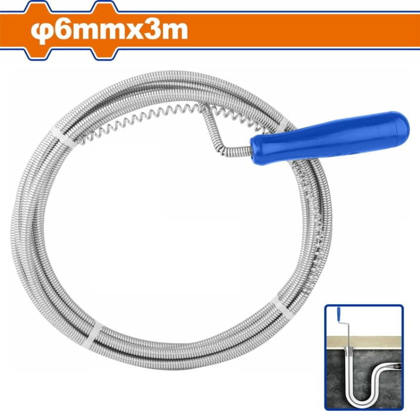 WADFOW Drain Snake Auger Spring 3M WDD2303