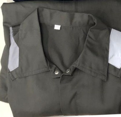Work Overall Oil Coat Green Long Sleeve Reflective 1015-9