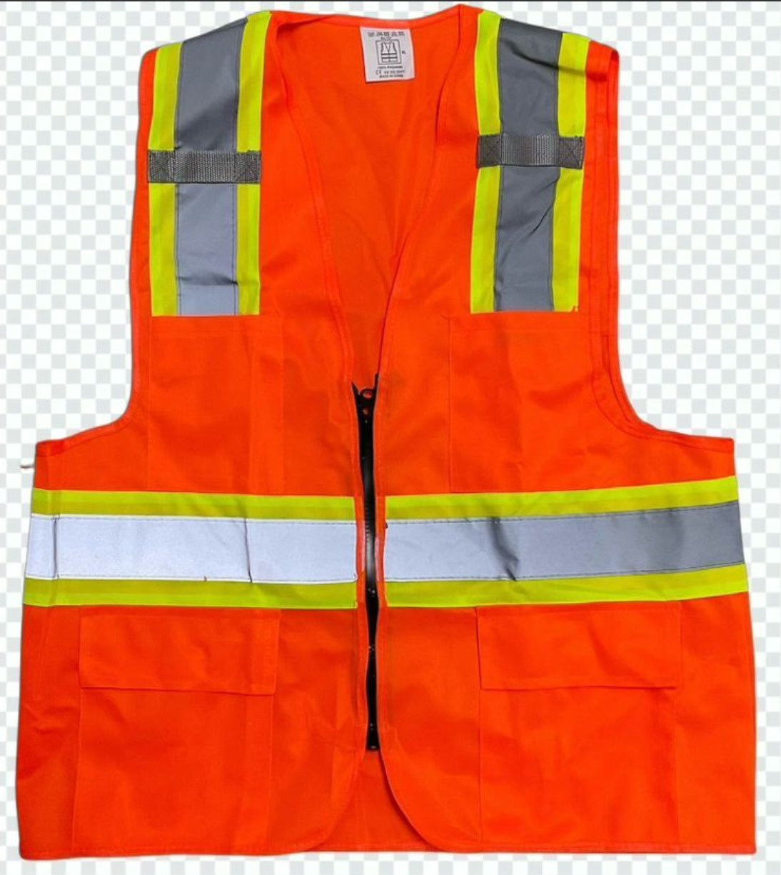Safety Vest Orange Reflective FGY-1092