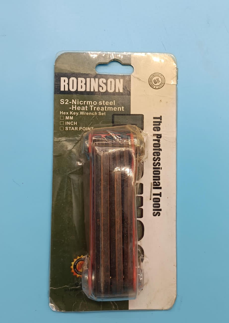 ROBINSON Allen Key Set S2 Nicrmo Steel