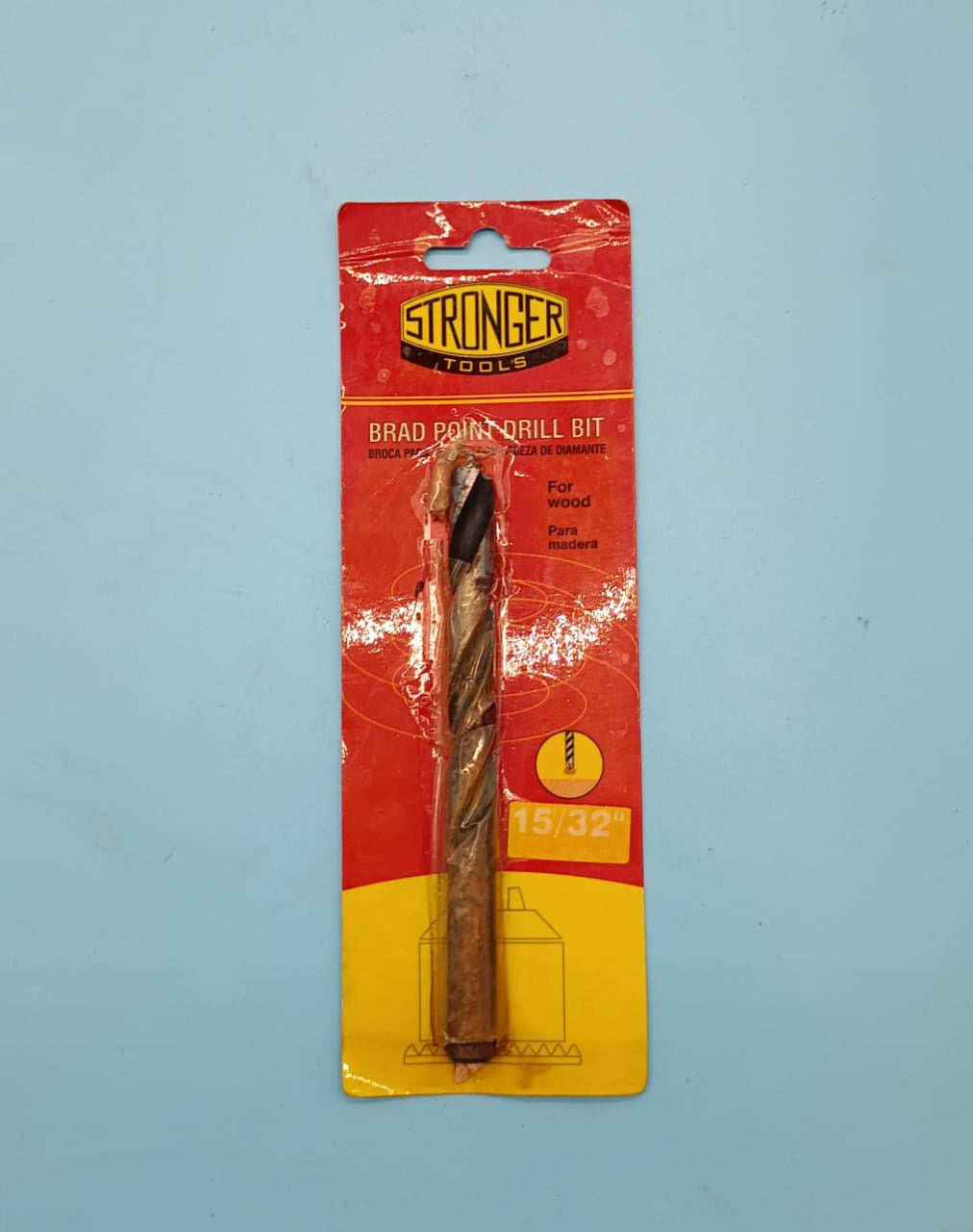 Drill Bit Wood 15/32" Stronger Tools Brad Poi