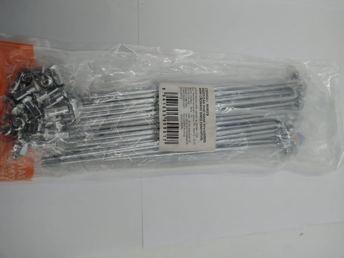M/CYCLE Spokes 8" X 198.5 External for 18 Rim CG125 36PCS Set 4MM Velth