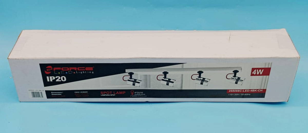 G FORCE Spot Lamp LED Gforce 4 Bulb Track 268066C 4W