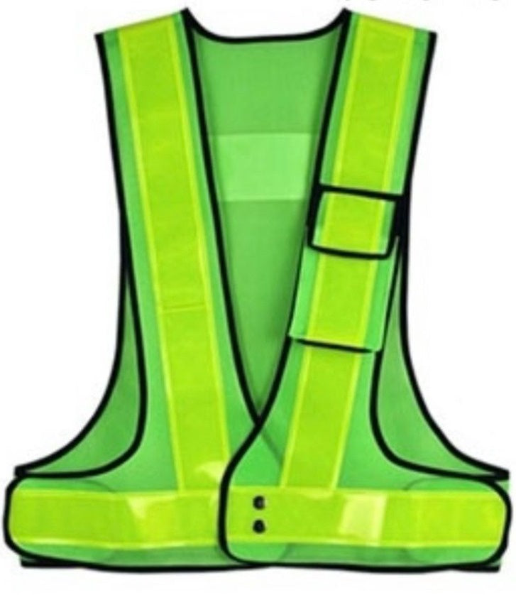 Safety Vest Mesh Yellow Reflective Xxxl FGY-1091