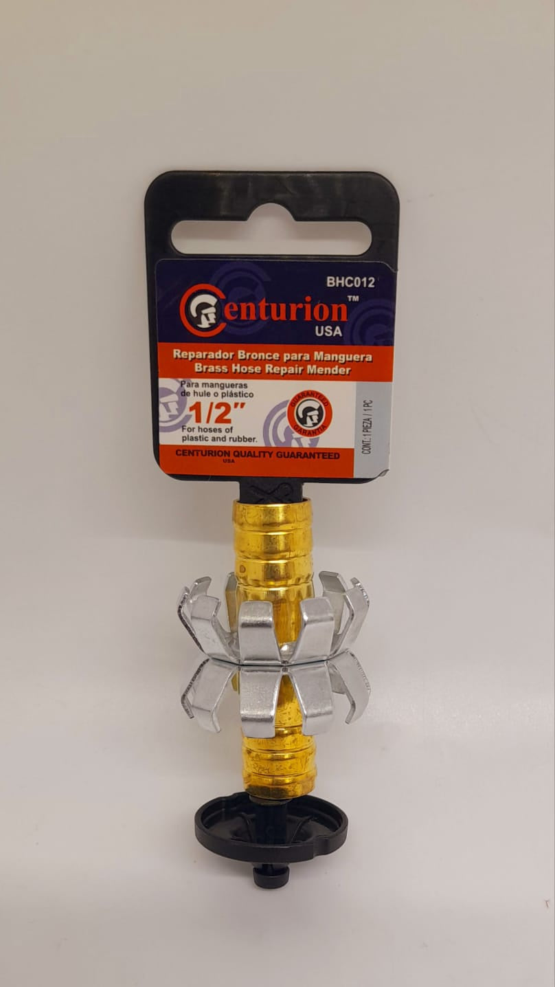 CENTURION Hose Connector Brass 1/2" Repair Mender BHC012