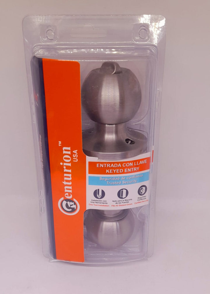 CENTURION Lock Entry Knob Stainless Steel #6072ETSS