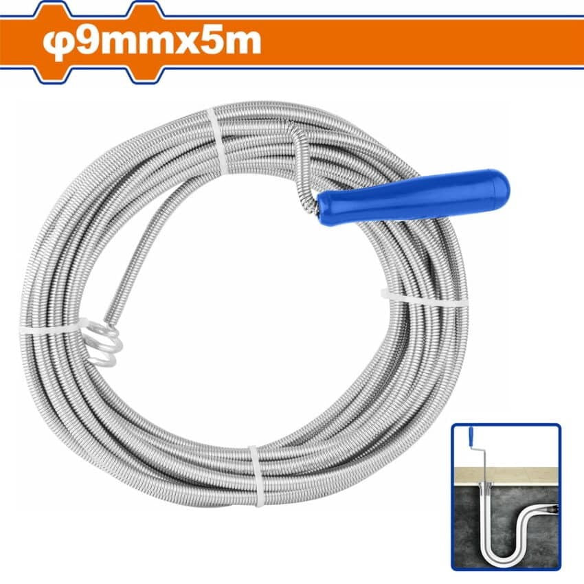 WADFOW Drain Snake Auger Spring 5M WDD2305