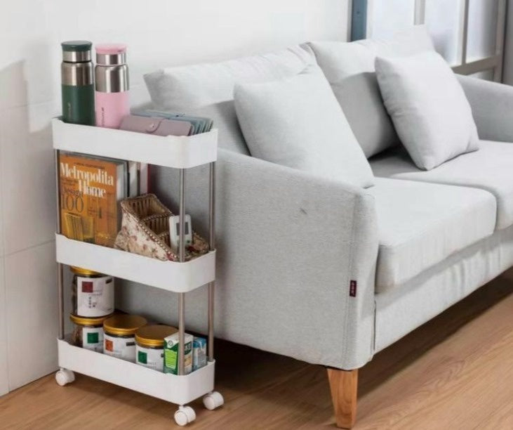 Storage Rack 3 Tier Plastic Shelving ADS-8038 YZ-1402Q-3