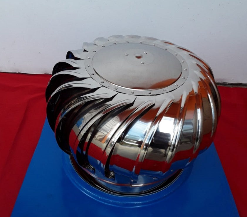 Fan 12" Roof Extractor Stainless Steel Wind