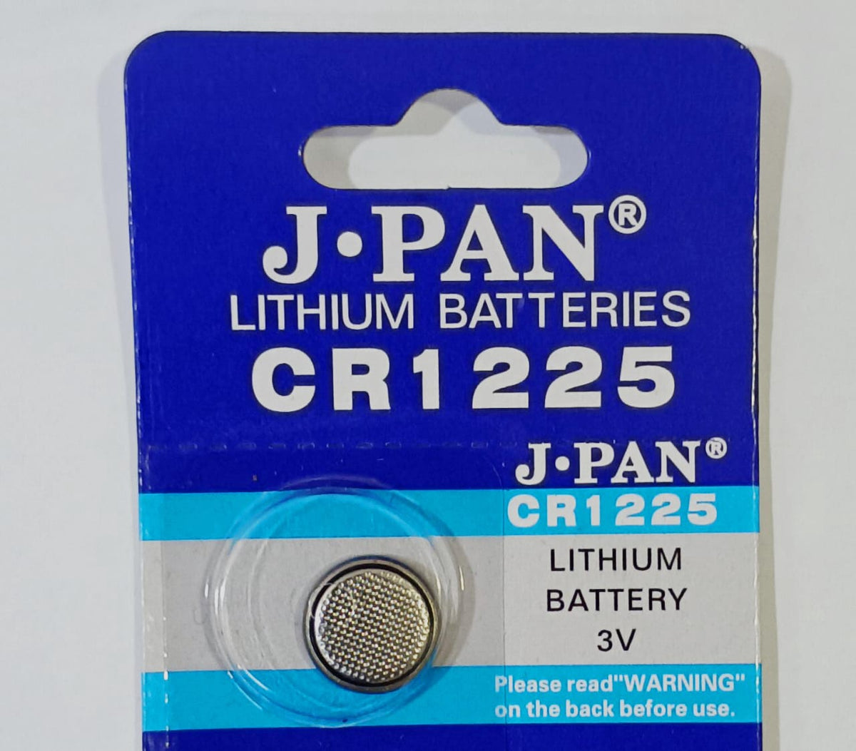 Battery Lithium Coin J.pan CR1225 Coin Sold Each