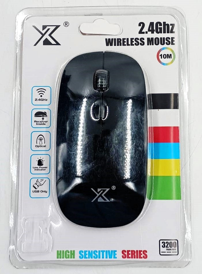 GENERIC Computer Mouse Wireless 2.4GHZ 3200 10M / Red / White / Black / White