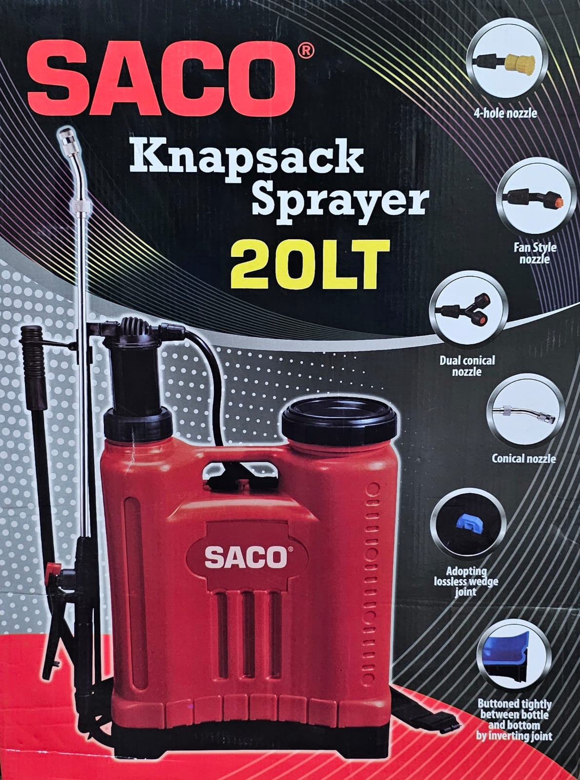 SACO Spray Can Knapsack 20L #FR-20380