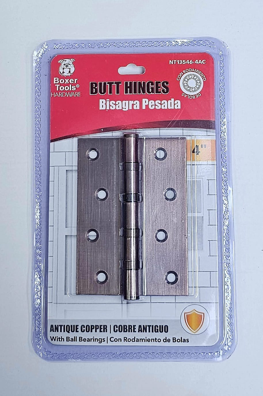 BOXER Butt Hinges 4" X 3" Tools NT13546-4AC