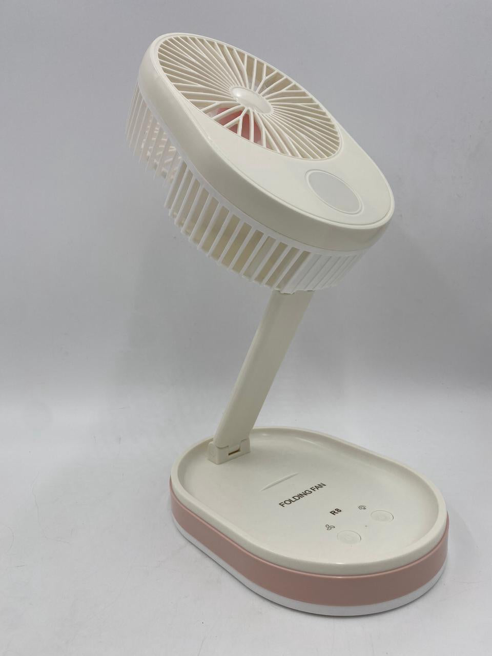 GENERIC Fan R8 Rechargeable Folding Round Mini