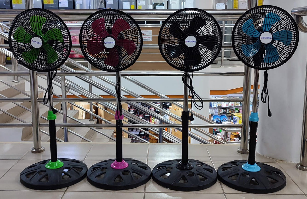 SUPERTRONICS Fan 12" Stand 12" SS-1201PGB 110V