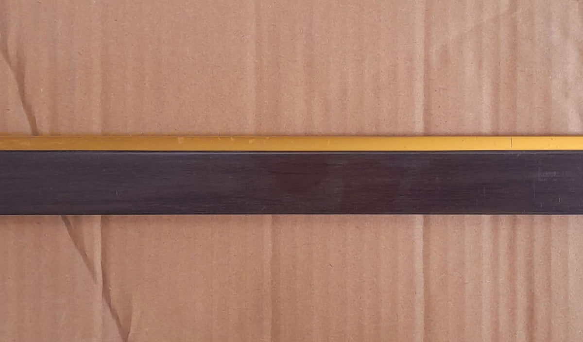Moulding Decorative Dark Wood with Gold Edge 3 Metre X 1.5"
