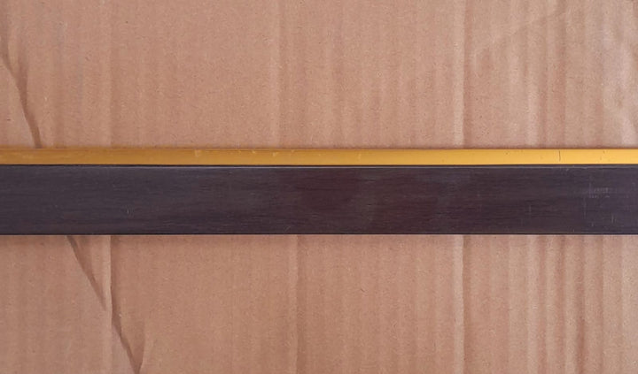 Moulding Decorative Dark Wood with Gold Edge 3 Metre X 1.5"