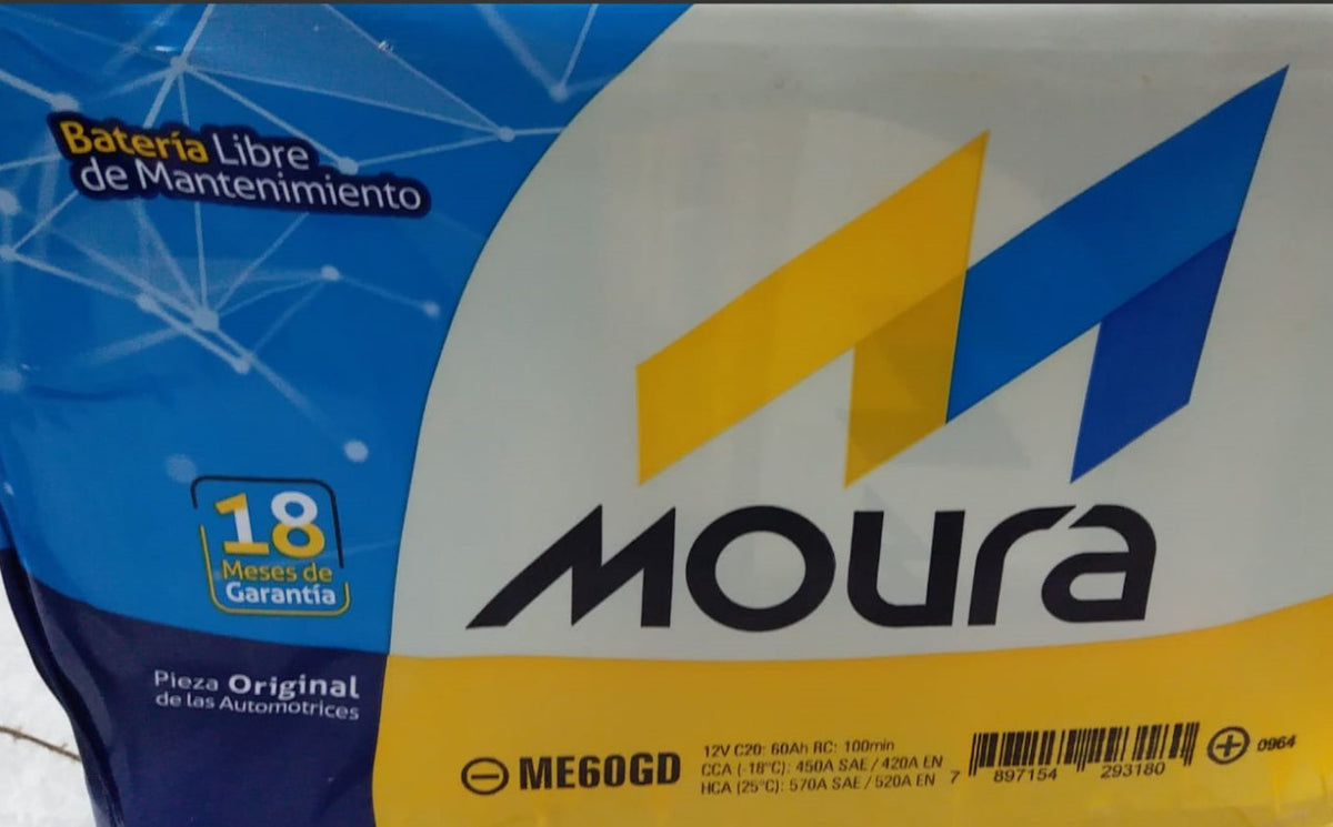 MOURA Battery 13 Pl ME60GD M60LH 440 Cca 60AH