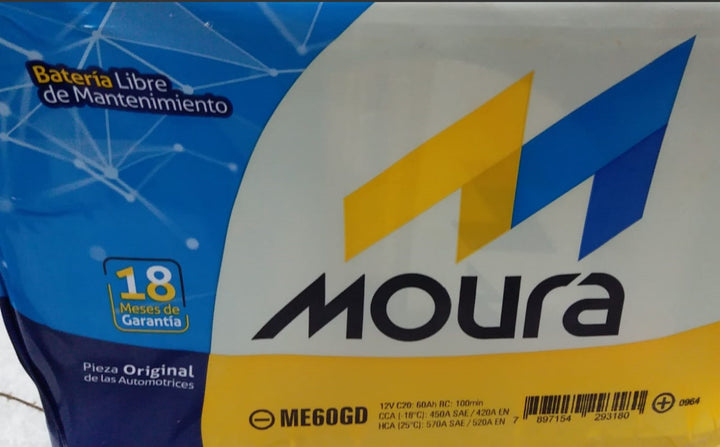 MOURA Battery 13 Pl ME60GD M60LH 440 Cca 60AH