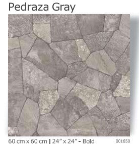 Tile Ceramic 24X24 (60X60CM) Pedraza Gray