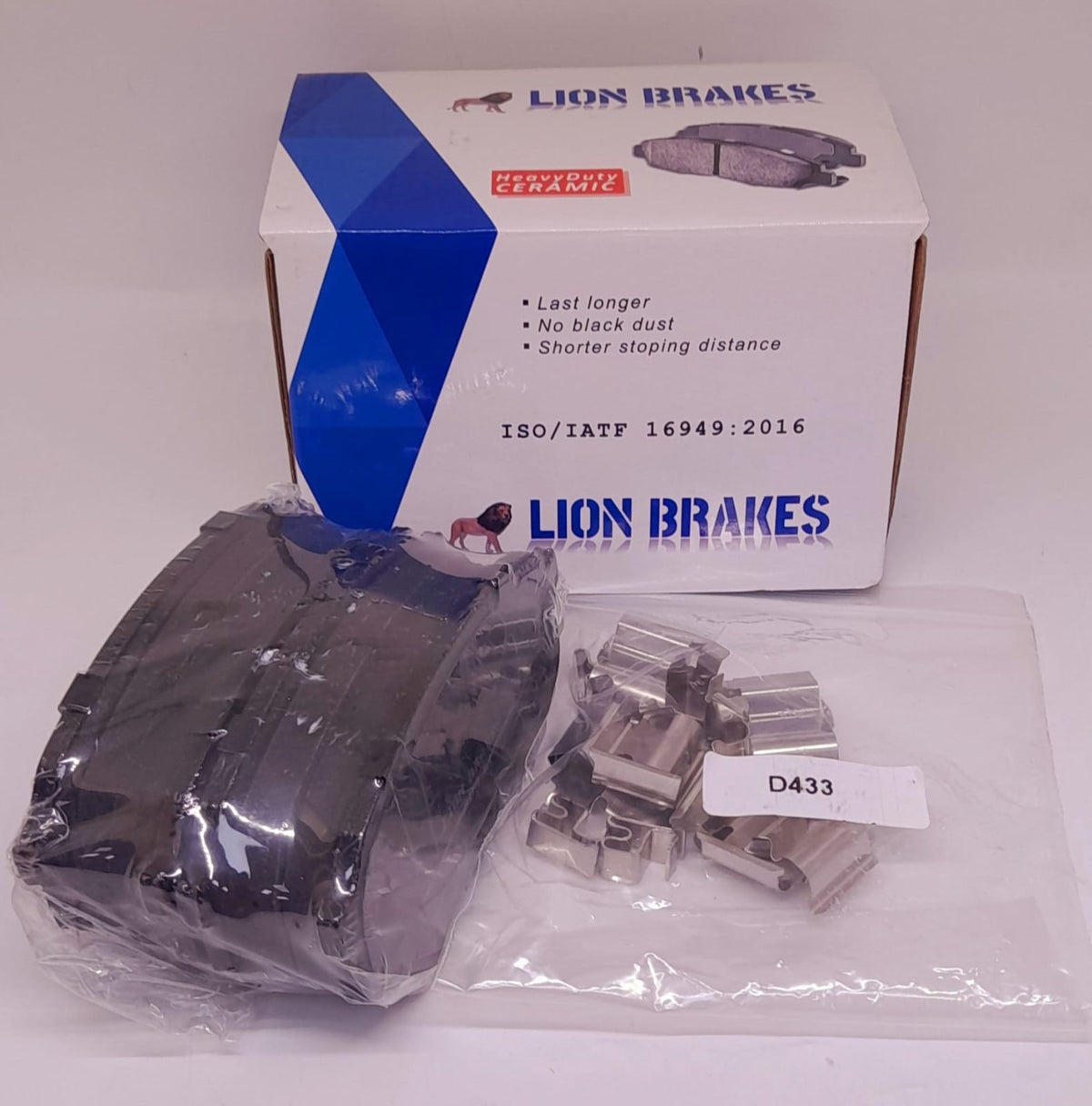 LION Car Brakes Pad Set Brand ZD433 D433-1