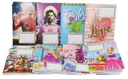 Stationery Exercise Book 80 Sheets 160 Pages 14.5CM X 21CM Composition Book Y32/CB-39 Soft Cover Lucky